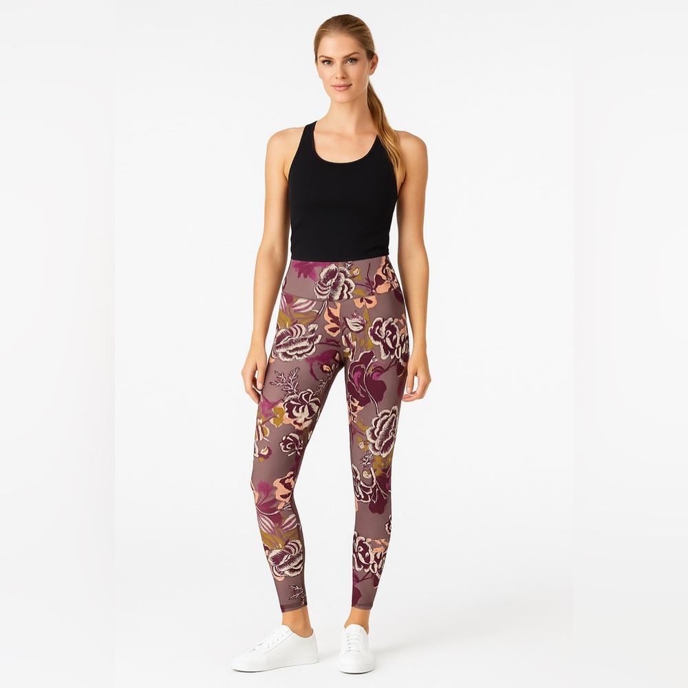 Maaji Bouquet Passiflora High Rise Full Legging Women's Large